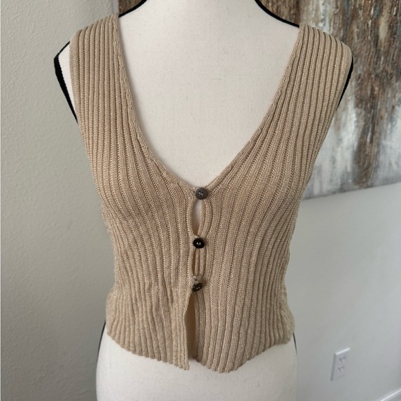 Free People Seascape Sweater Vest - Picture 1 of 5